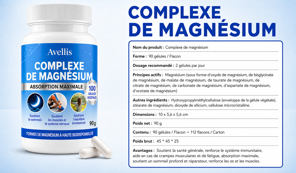Complexe de Magnésium (Soutien de l'équilibre glycémique)