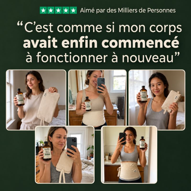 Huile de Ricin Bio — Dégonfle le Ventre Pendant que Vous Dormez