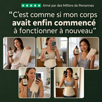 Huile de Ricin Bio — Dégonfle le Ventre Pendant que Vous Dormez