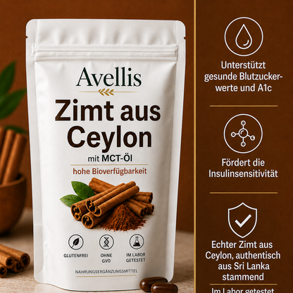 Ceylon-Zimt – Klinische Unterstützung des Blutzuckerspiegels. Bevor Ihr Arzt Ihnen etwas verschreibt.