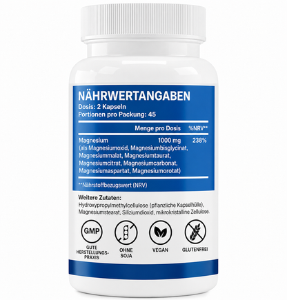 Magnesium-Komplex (Unterstützung des Blutzuckergleichgewichts)