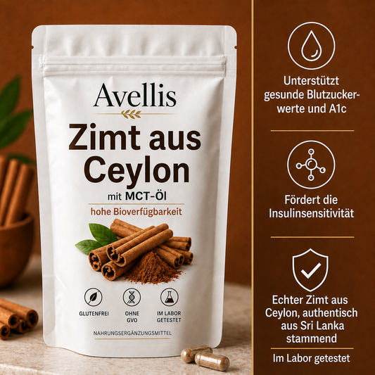 Ceylon-Zimt – Klinische Unterstützung des Blutzuckerspiegels. Bevor Ihr Arzt Ihnen etwas verschreibt.