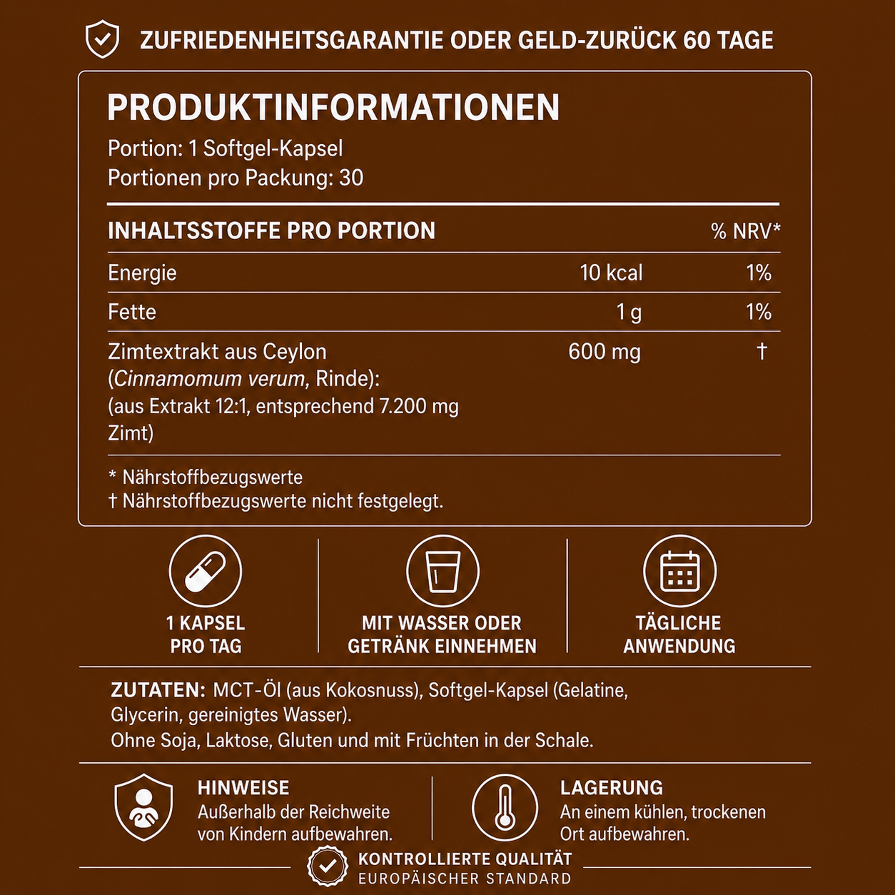 Ceylon-Zimt – Klinische Unterstützung des Blutzuckerspiegels. Bevor Ihr Arzt Ihnen etwas verschreibt.